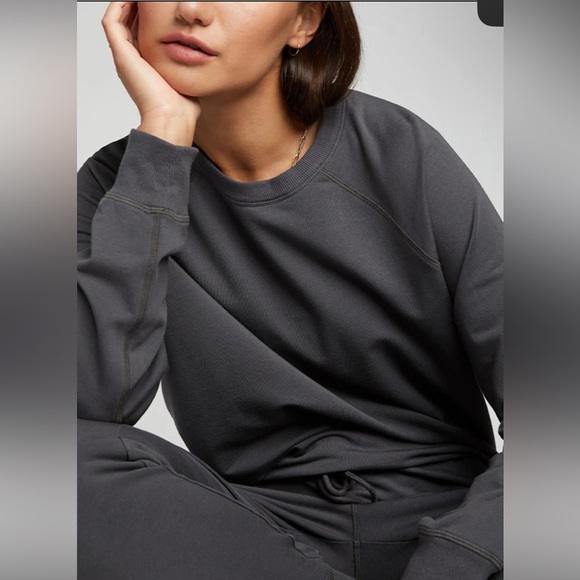 Negative Underwear Tops - Negative Underwear Club Crew Sweatshirt in Washed Black Size M